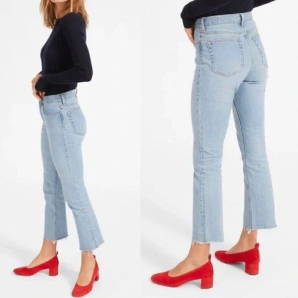 EVERLANE Raw Hem Ankle Jeans Size 29